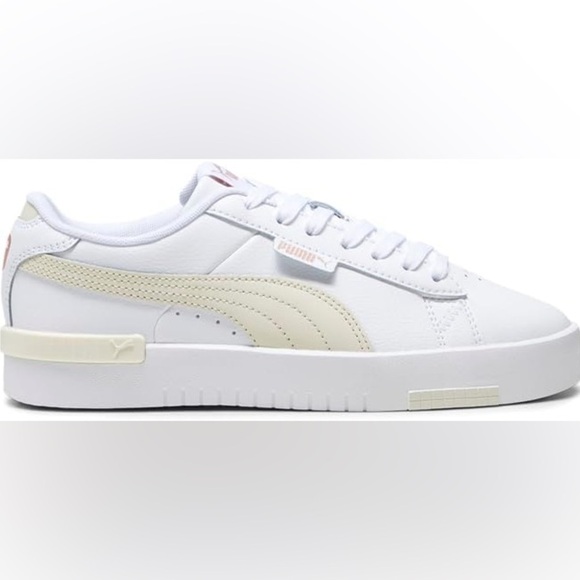 PUMA Womens Jada Renew Lace Up Sneakers Shoes Casual - White - Picture 4 of 11